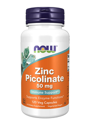 Now Zinc Picolinate Dietary Supplement, 50mg, 120 Capsules