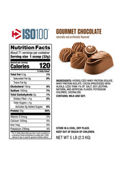 Dymatize ISO 100 Hydorlyzed Whey Protein Powder, 2.3 Kg, Chocolate