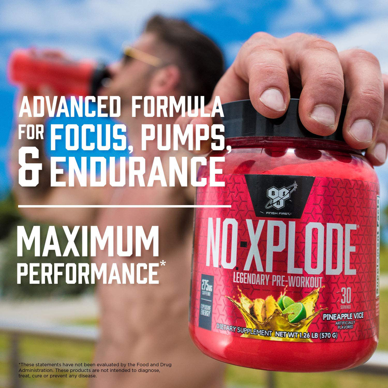 Bsn No-Xplode Lengendary Pre Workout Powder, 555gm, Fruit Punch