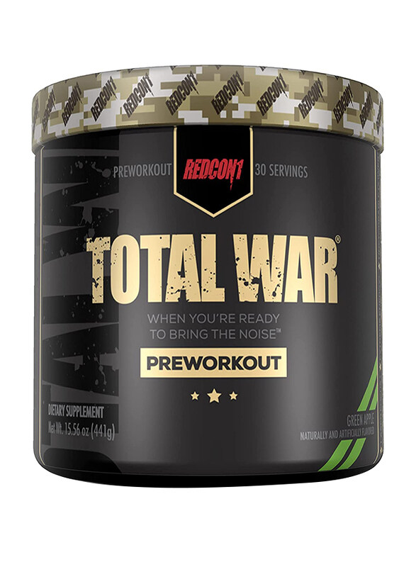 

Redcon1 Total War Pre Workout, 441g, Green Apple