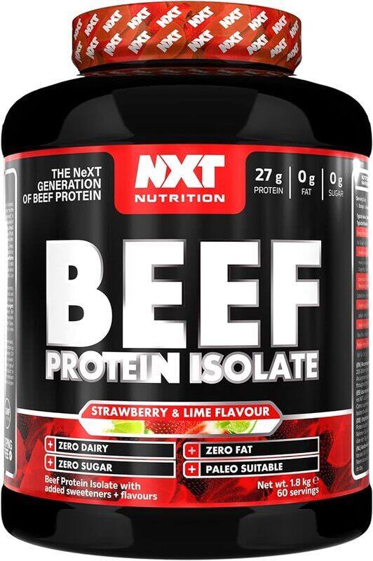 

Muscle Meds Nxt Beef Protein Isolate Strawberry and Lime Flavor 1.8kg