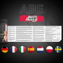 ABE Pre Workout - All Black Everything Pre Workout Powder, Energy & Physical Performance with Citrulline, Creatine, Beta Alanine 315g - 30 Servings Baddy Berry