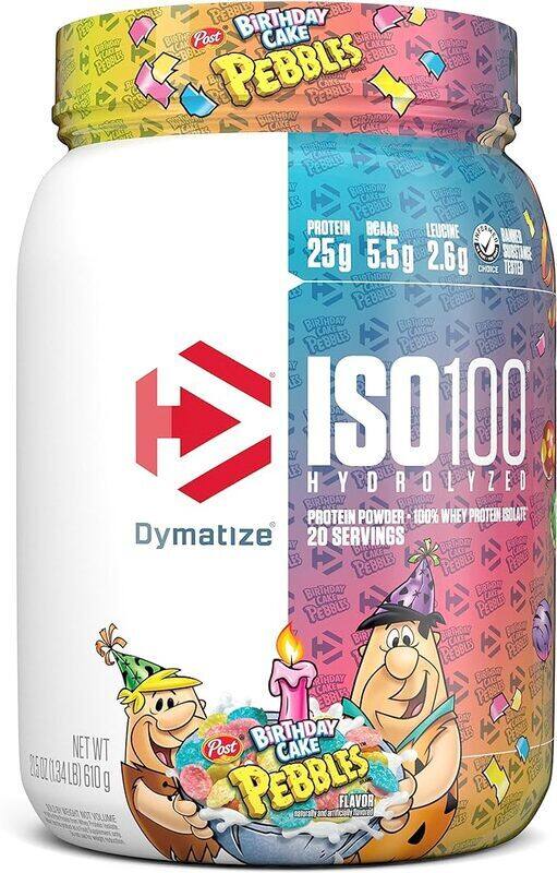 

Dymatize ISO 100 Birthday Cake 650 gm, 20 Servings