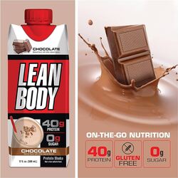 Labrada Lean Body Rtd Chocolate Protein Shake 17 Fl Oz (500 Ml) - Pack Of 12
