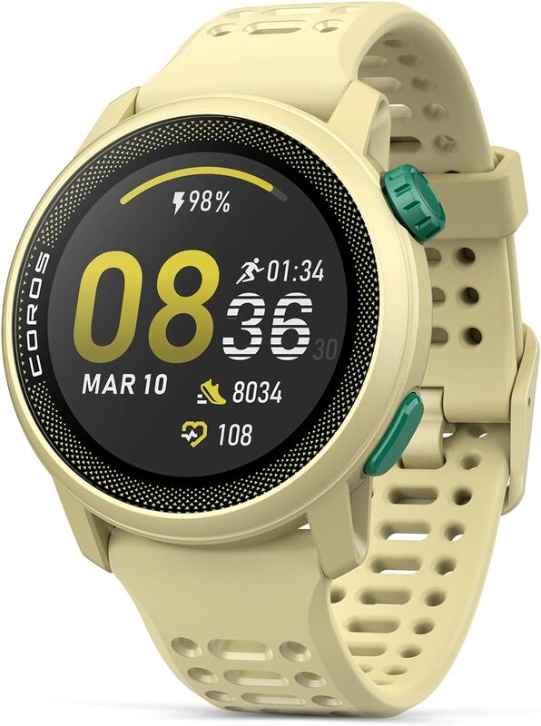 COROS PACE 3 GPS Sport Watch Mist / Silicone Band(Yellow)