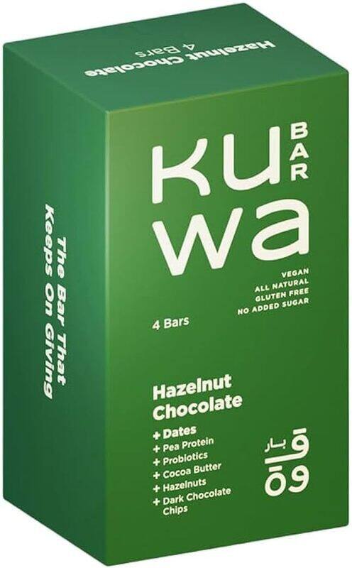 

Kuwa Bar Hazelnut Chocolate Protein Bar 4 x 46g