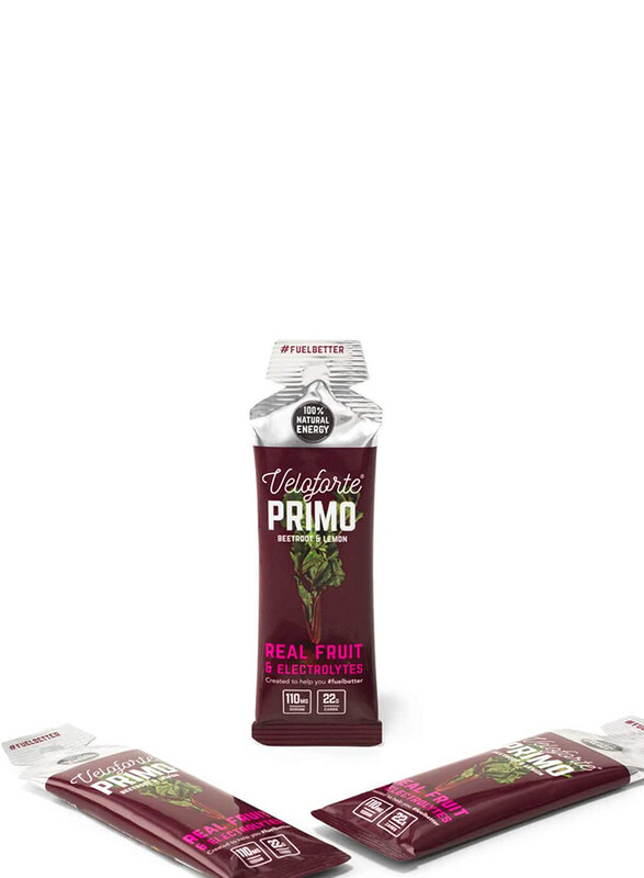 

Veloforte Primo Energy Gel, 9 Packs, Beetroot & Lemon