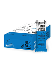 Mak Bar Pro Almonds, Pea Protein & Dates Choco Chip Protein Bar, 12 x 55g, Vanilla