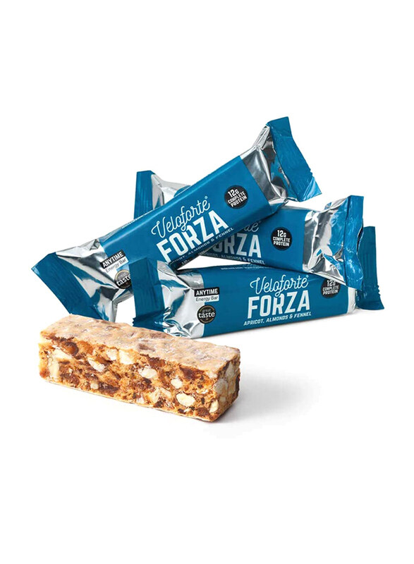 

Veloforte Forza Protein Bar, 9 Bars, Apricots & Almonds