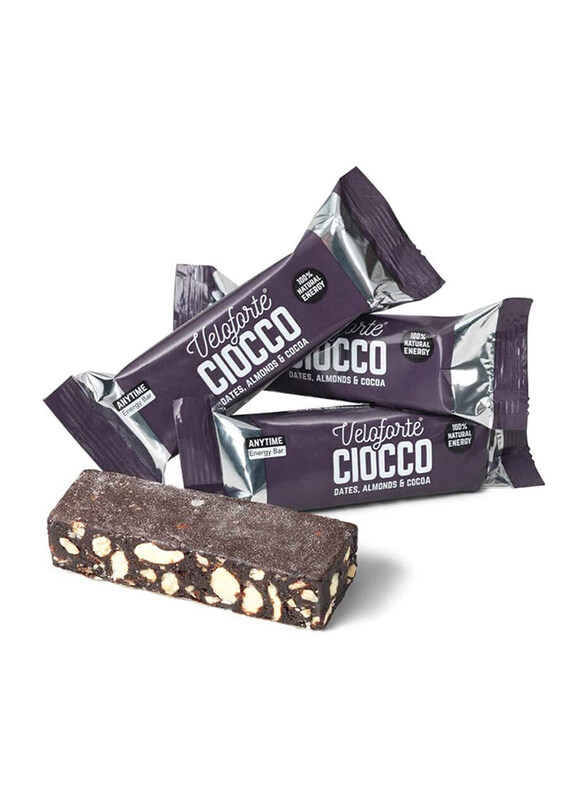 

Veloforte Ciocco Energy Bar, 9 Bars, Dates, Almonds & Cocoa