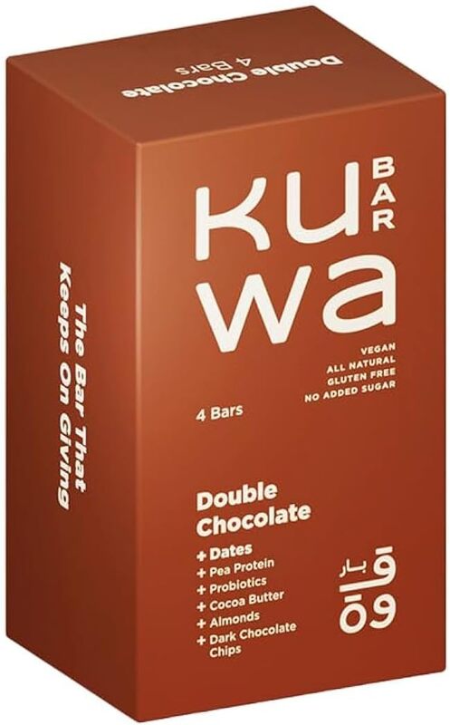 Kuwa Bar Double Chocolate Protein Bar 4 x 46g