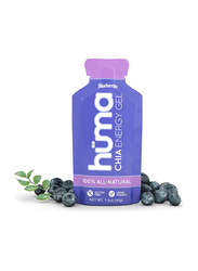 Huma Chia Energy Gel - Lemonade - 9 count x 39g - 22gr Carbs,  1x Caffeine, 25mg Caffeine, 100% All Natural, Vegan, Gluten Free, Easy Digestion 