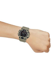 Casio Analog/Digital Unisex Watch with Resin Band, HDC-700-3A3VDF, Green-Grey