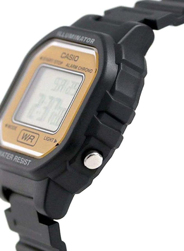 Casio Digital Watch for Women with Water Resistant, LA-20WH-9ADF, Black/Orange