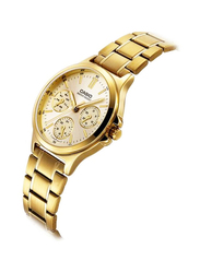 Casio Dress Analog Watch for Men with Stainless Steel Band, Water Resistant, MTP-V300G-9AUDF, Gold