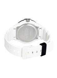 Casio Analog Watch for Women with Resin Band, Water Resistant, Mrw-200HC-7BV, White/Black