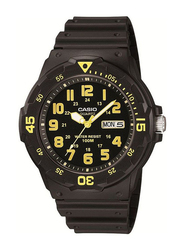 Casio Classic Digital Watch for Men with Plastic Band, Water Resistant, MRW-200H-9BVDF, Black