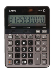 Casio 10-Digit Financial And Business Calculator, DS-1B, Grey/Black