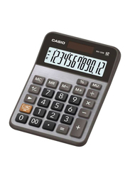 Casio 12-Digit Desktop Calculator, MX-120B, Silver/Grey/Black