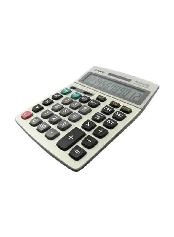 Casio 12-Digit Basic Calculator, White