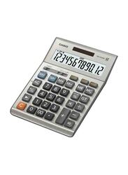 Casio 12-Digit Basic Calculator, Silver/Grey