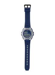 Casio Youth Series Digital Watch for Men with Resin Band, Water Resistant, MWD-100H-2AVDF, Blue/Grey