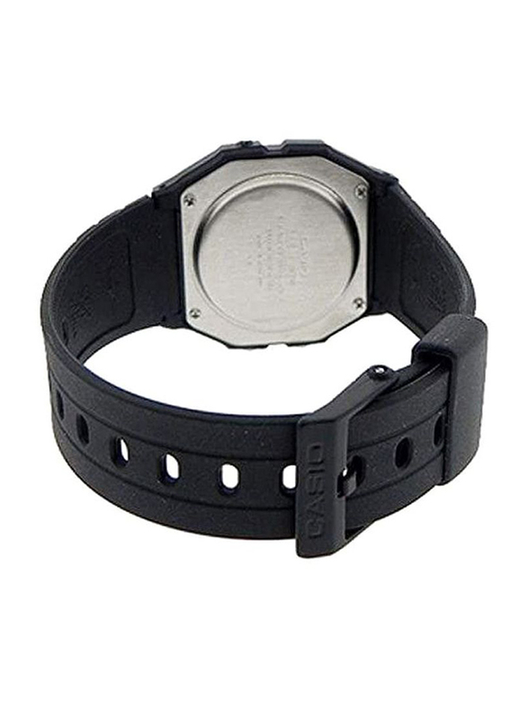 Casio Vintage Series Digital Watch for Men with Resin Band, Water Resistant, F-91WG-9QDF, Black/Grey