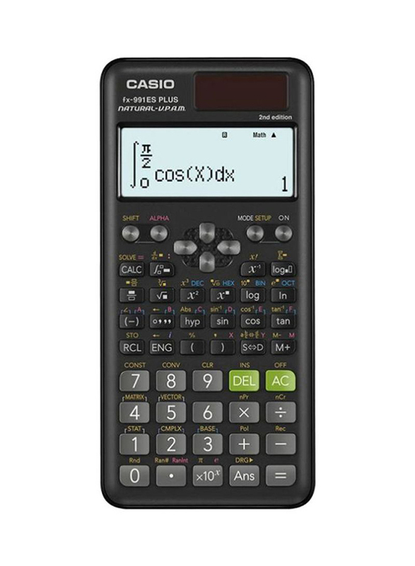 Casio Plus Series Second Edition Scientific Calculator, FX-991ES, Black