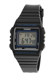 Casio Youth Series Digital Watch for Boys with Resin Band, Water Resistant, W-215H-8AVDF, Black/Grey