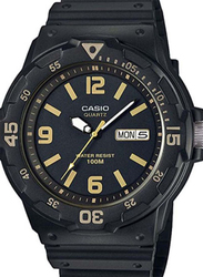 Casio Youth Series Analog Watch for Men with Resin Band, Water Resistant, MRW-200H-1B3VEF, Black