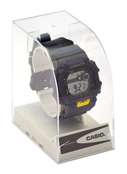 Casio Illuminator Digital Unisex Watch with Resin Band, Water Resistant with Chronograph, W-737H-2AVDF, Blue-Grey