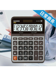 Casio 12-Digit Basic Calculator, DX-120B, Silver/Black/Grey