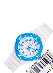 Casio Youth Series Analog Watch for Women with Resin Band, Water Resistant, LRW-200H-2BVDF, White