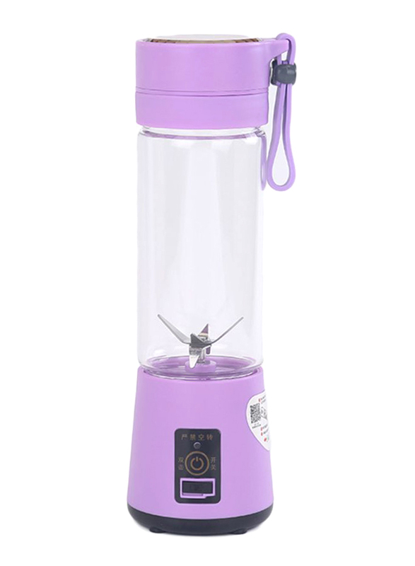 Generic Electric Blender And Portable Juicer Cup, Purple/Clear