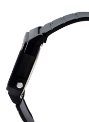 Casio Illuminator Digital Watch for Men with Resin Band, Water Resistant, W-217H-1AV, Black/Grey
