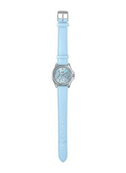 Casio Enticer Analog Watch for Women with Leather Band, Water Resistant, LTP-2089L-2AVDF, Blue