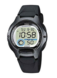 Casio Digital Watch for Men with Resin Band, Water Resistant, LW-200-1BVDF, Black-Grey