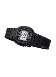 Casio Classic Digital Watch for Women with Resin Band, Water Resistant, LA-20WH-1ADF, Black/Grey