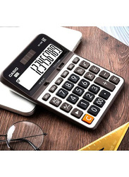 Casio 12-Digit Economic Calculator, DX-120B, Black/Grey/Red