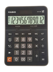 Casio 12-Digit Basic Calculator, DX-12B, Black