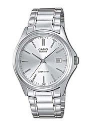 Casio Analog Watch for Men with Stainless Steel Band, Water Resistant, MTP-1183A-7A, Silver