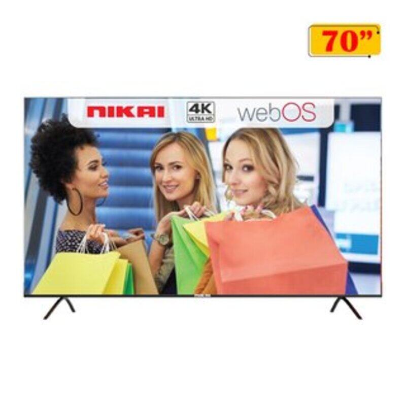 

Nikai NIK70MEU4STN , 70 Inch 4K UHD WebOs Smart LED TV