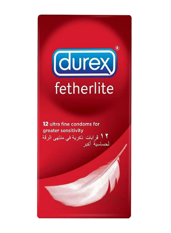 Durex Fetherlite Condoms, 12 Pieces