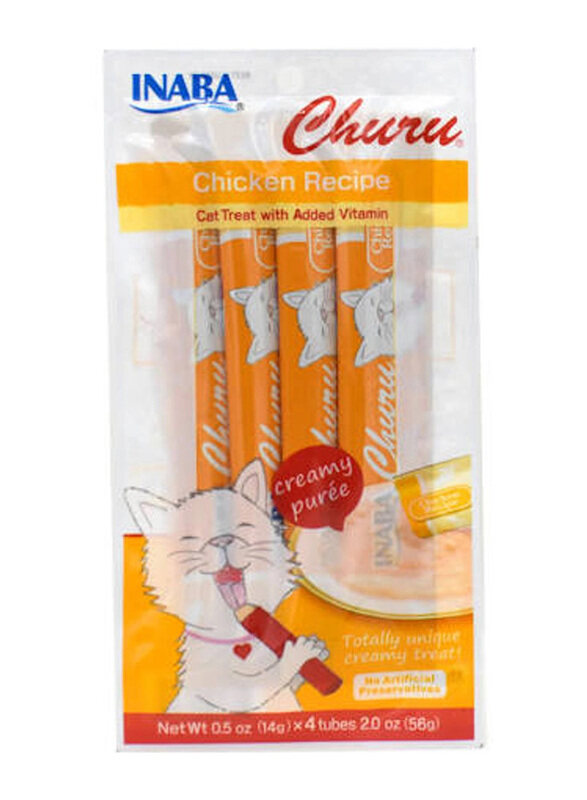 

Inaba Churu Chicken Recipe Wet Cat Food, 58g