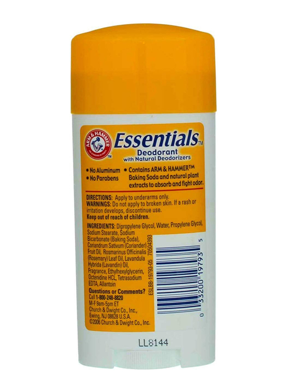 Arm & Hammer Essentials Fresh Deodorant Stick, 2.5oz