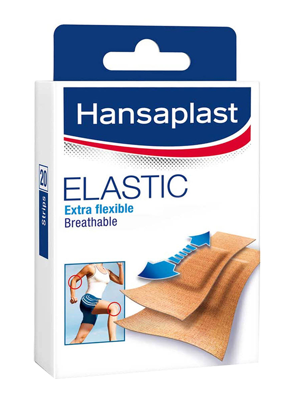 Hansaplast Elastic Extra Flexible Breathable, 20 Strips