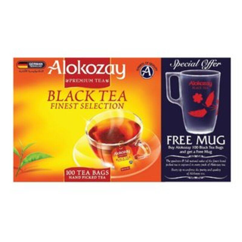 

Alokozay Premium Finest Selection Black Tea Free Mug 100 Bags