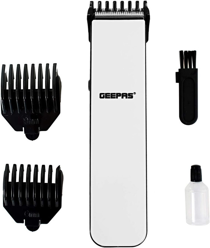 Geepas GTR8712 Rechargeable Hair Clipper- Grooming Kit