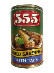 555 Fried Sardines with Tausi, 155g