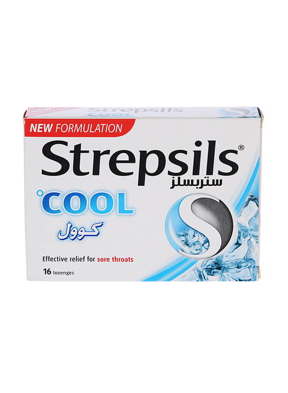 

Strepsils Cool Effective Relief for Sore Throat, 16 Pieces